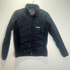 Sports Afield Vail Ski Coat Womens Small Black Lined Snowboarding Winter Jacket